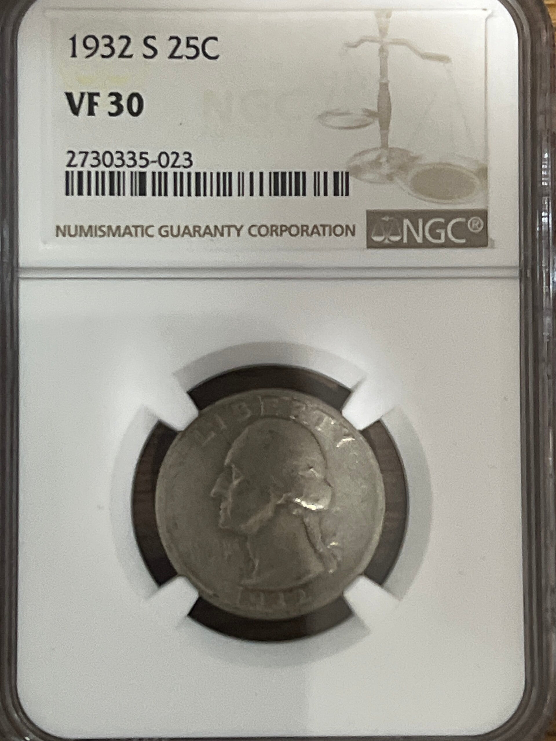1932-S Washington Quarter