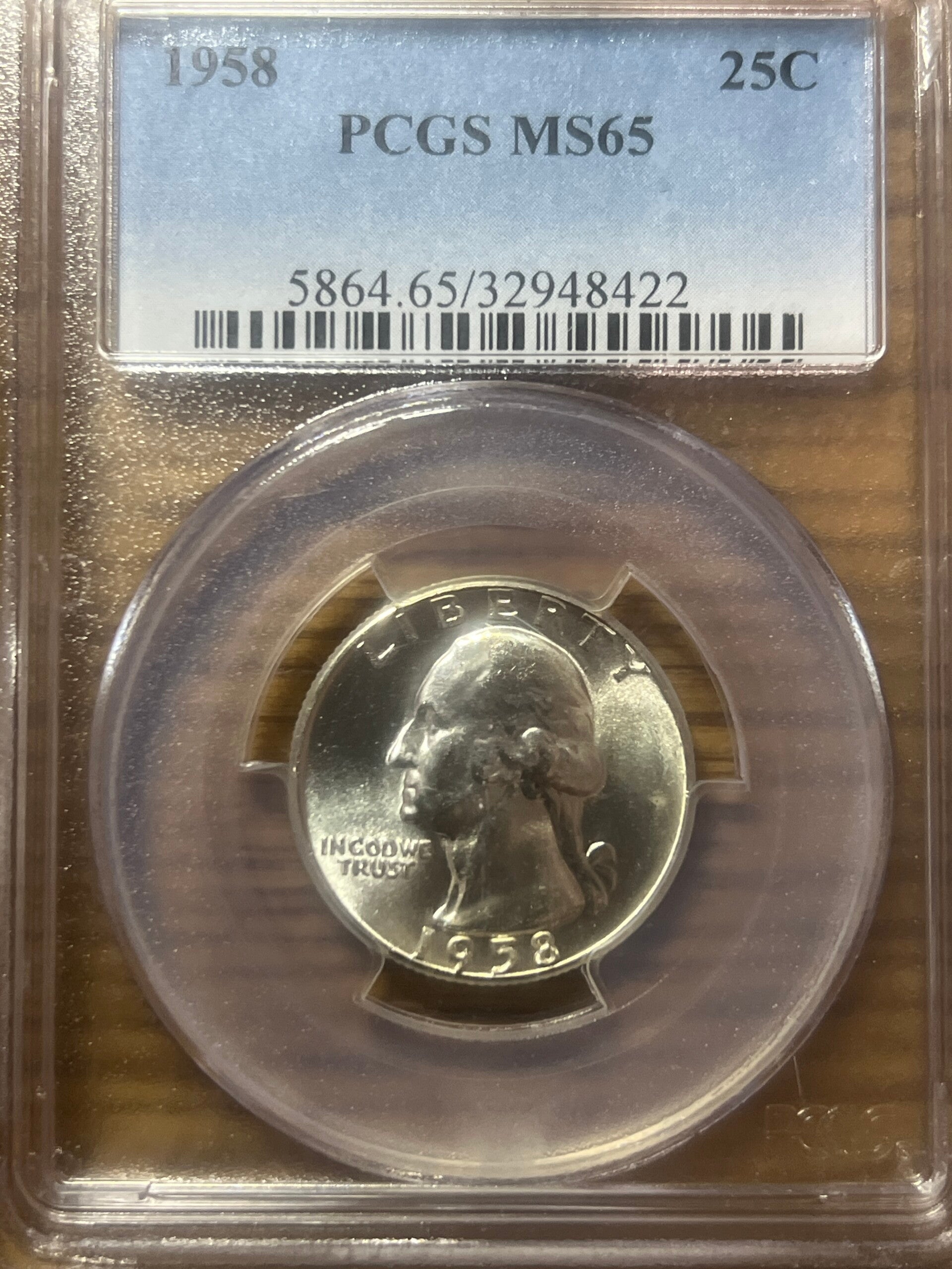 1958 Washington Quarter