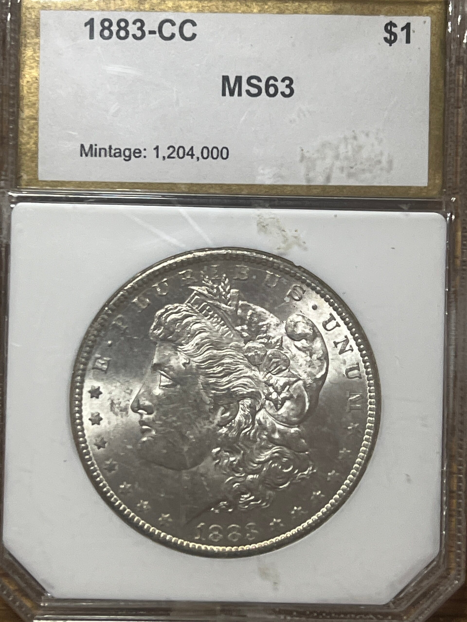 1883-CC Morgan Dollar