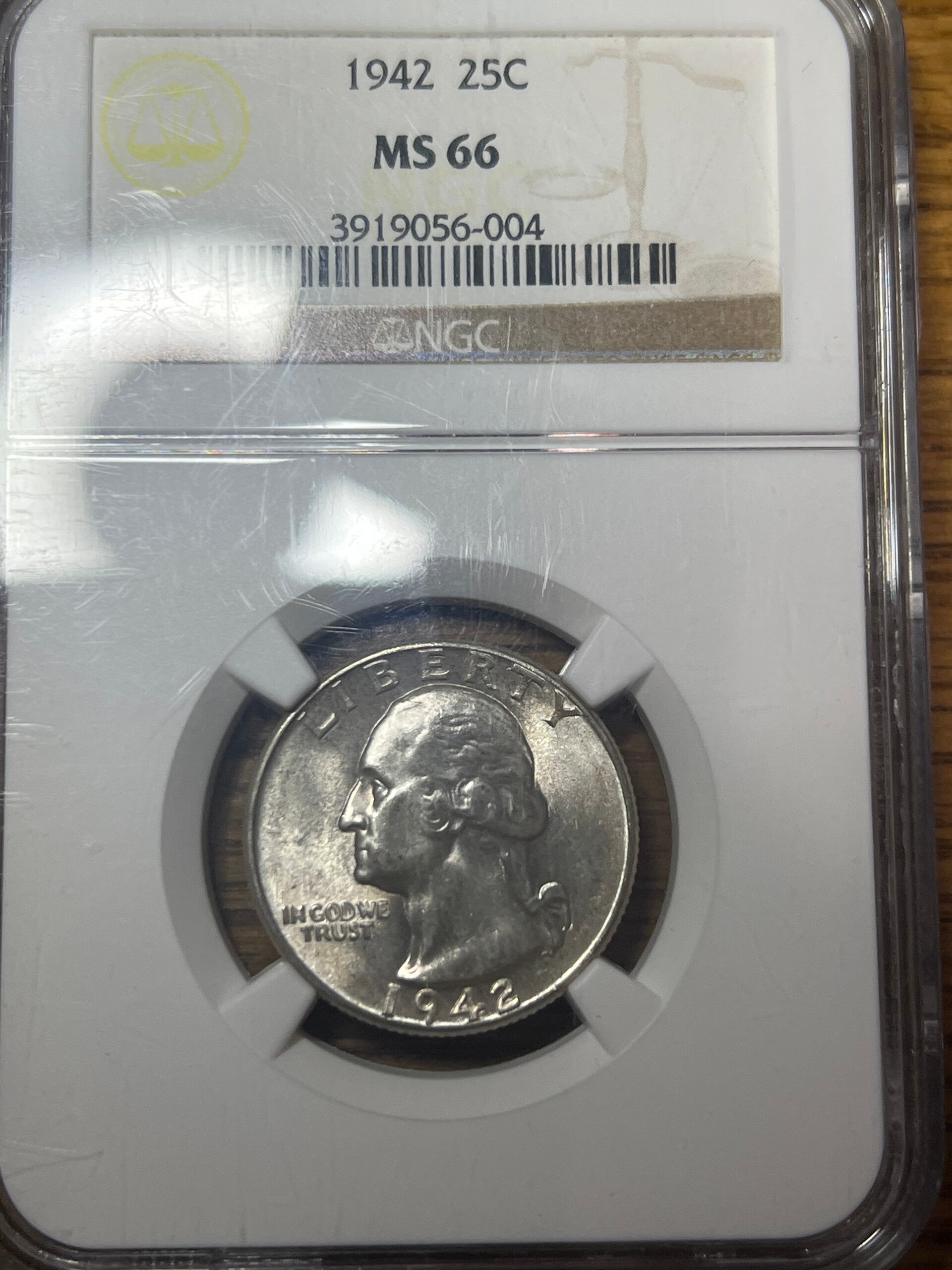 1942 Washington Quarter