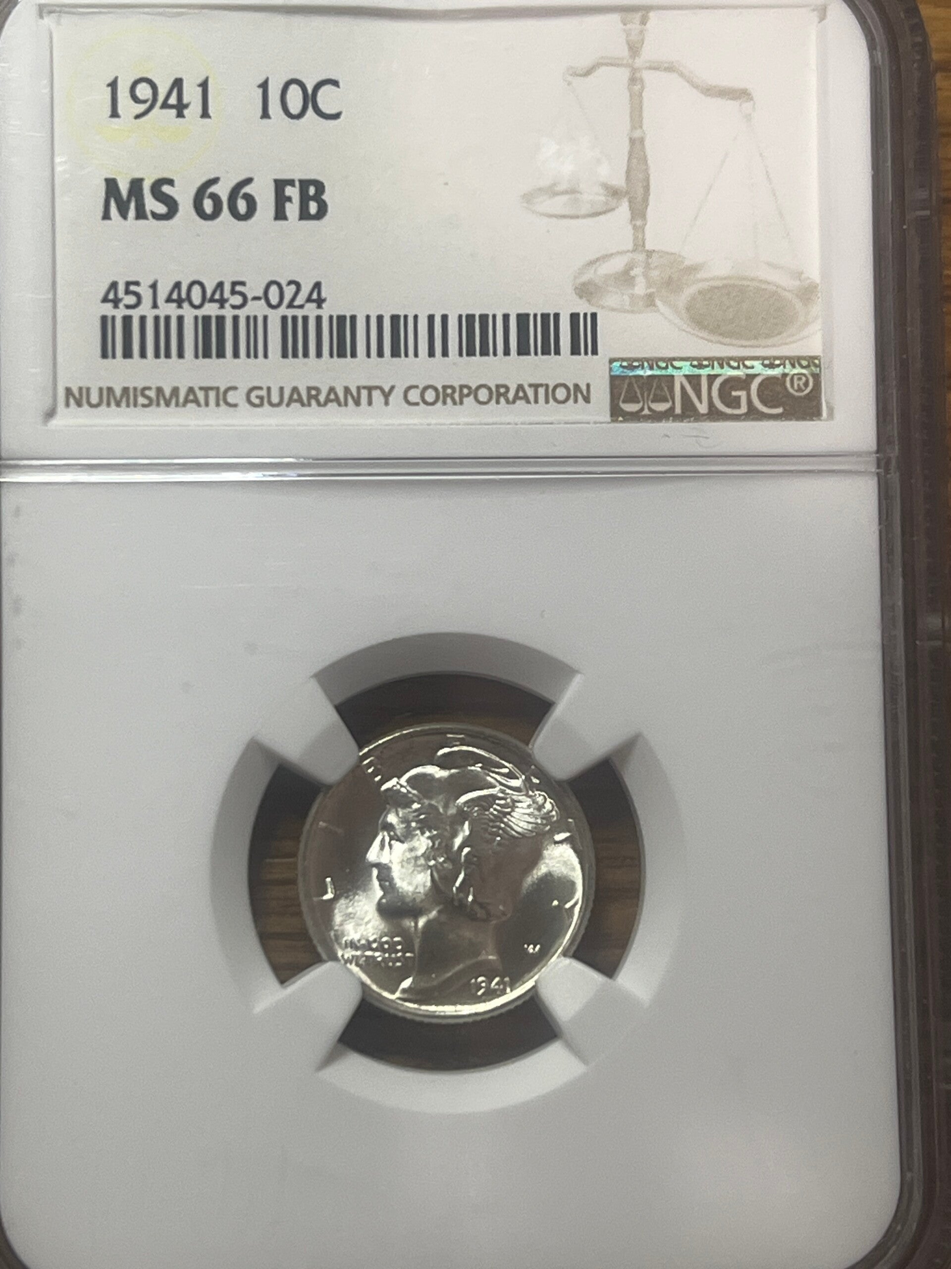 1941 Mercury Dime