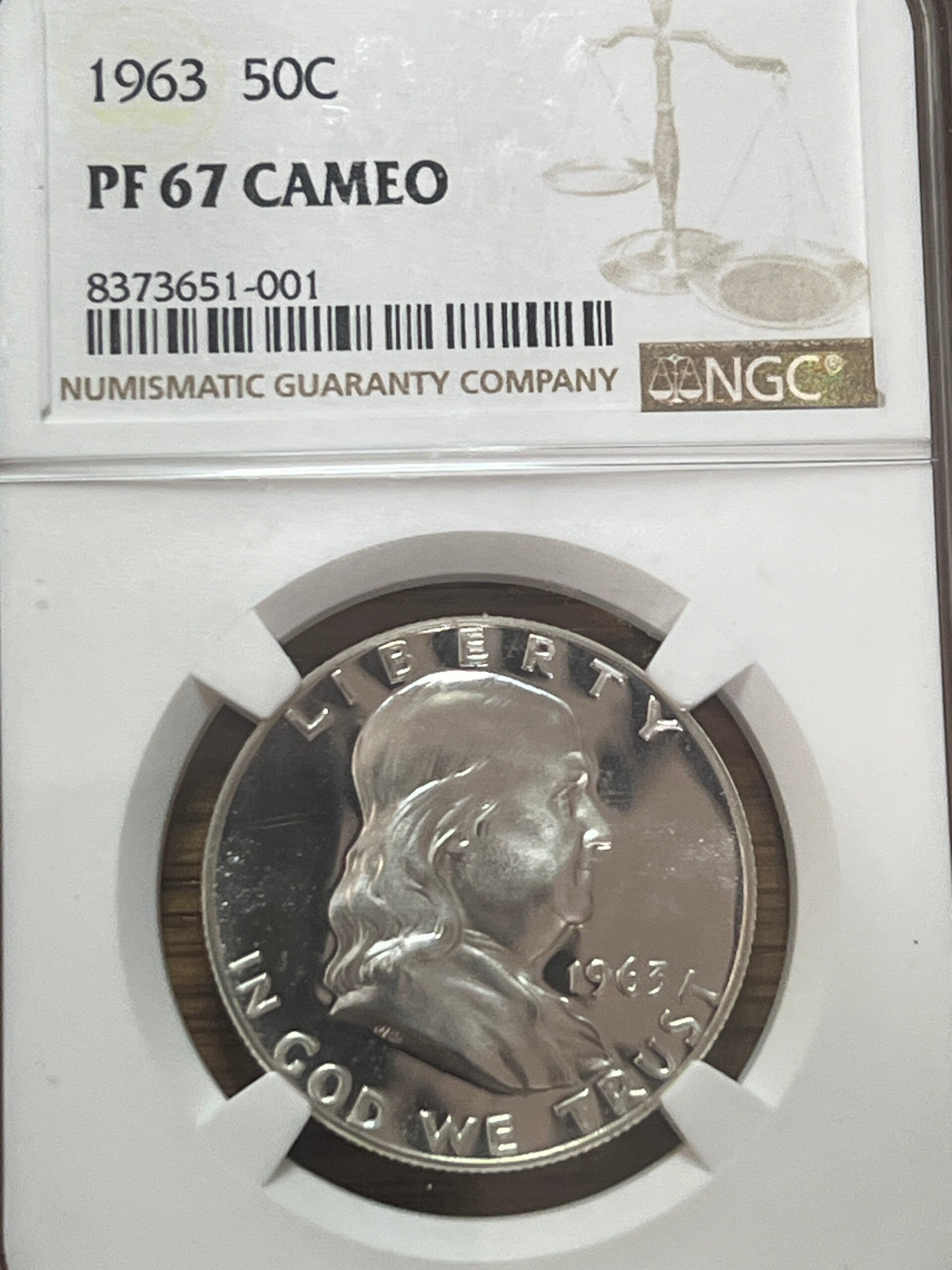 1963 Franklin Half Dollar