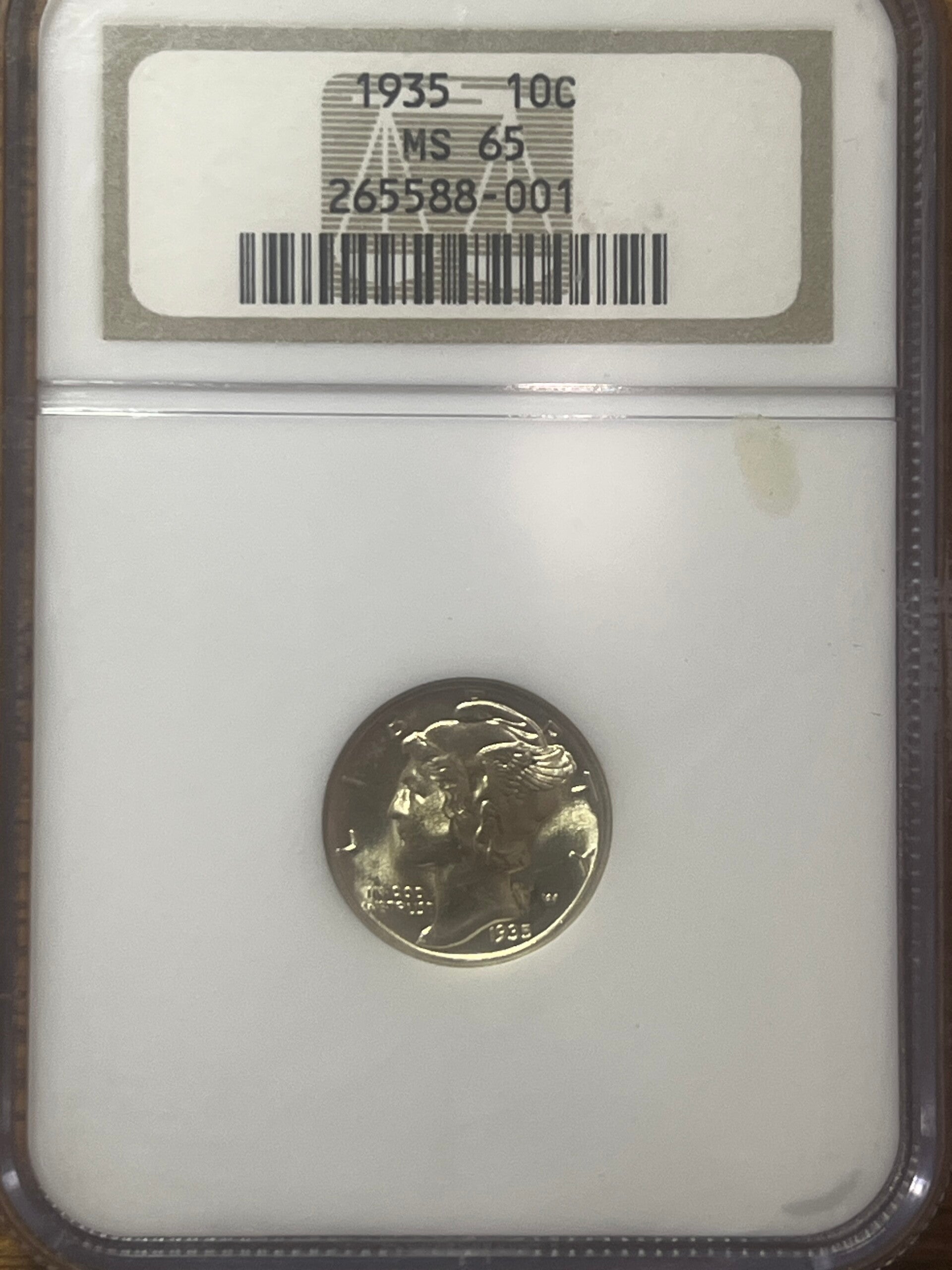 1935 Mercury Dime