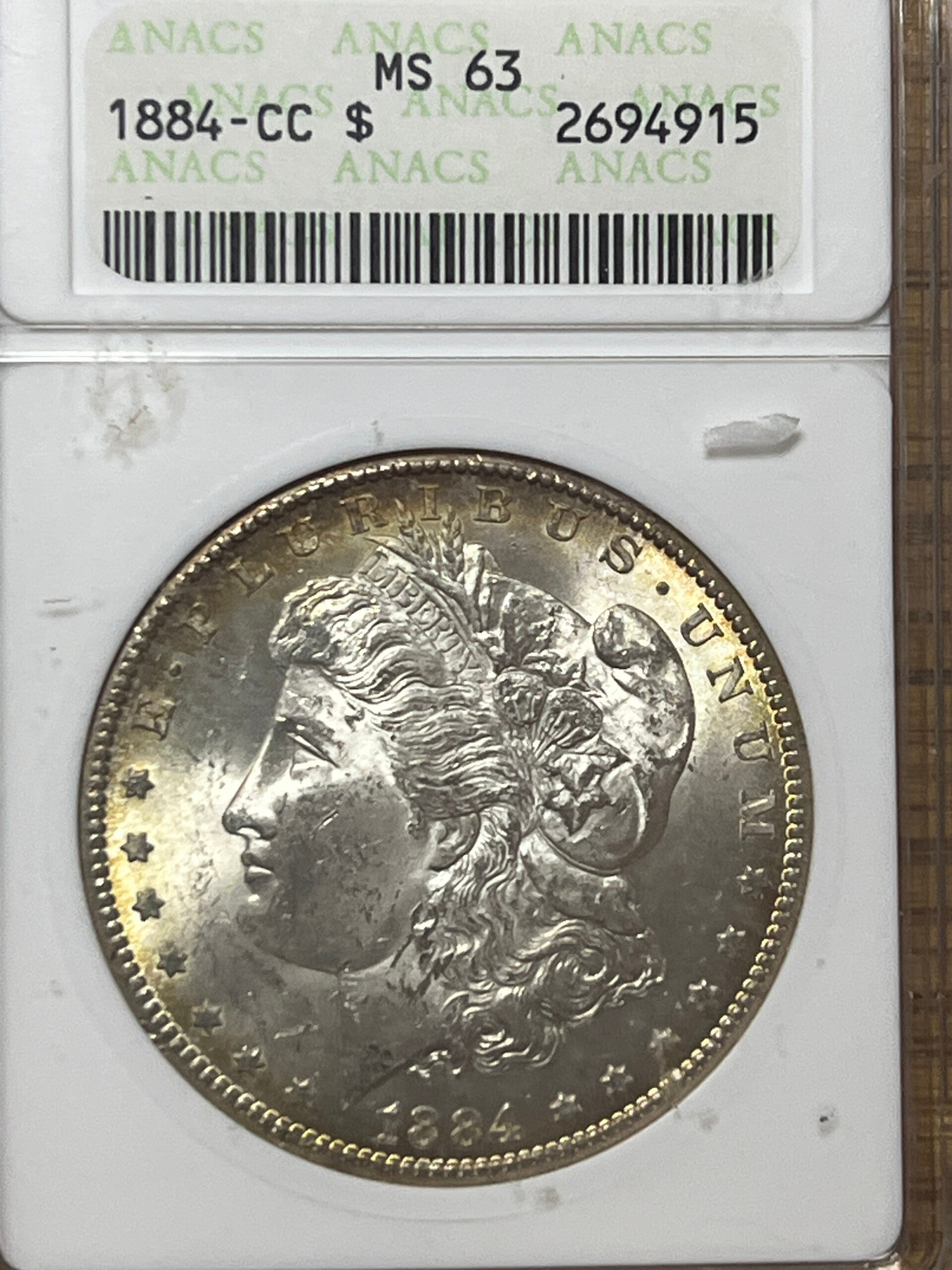 1884-CC Morgan Dollar