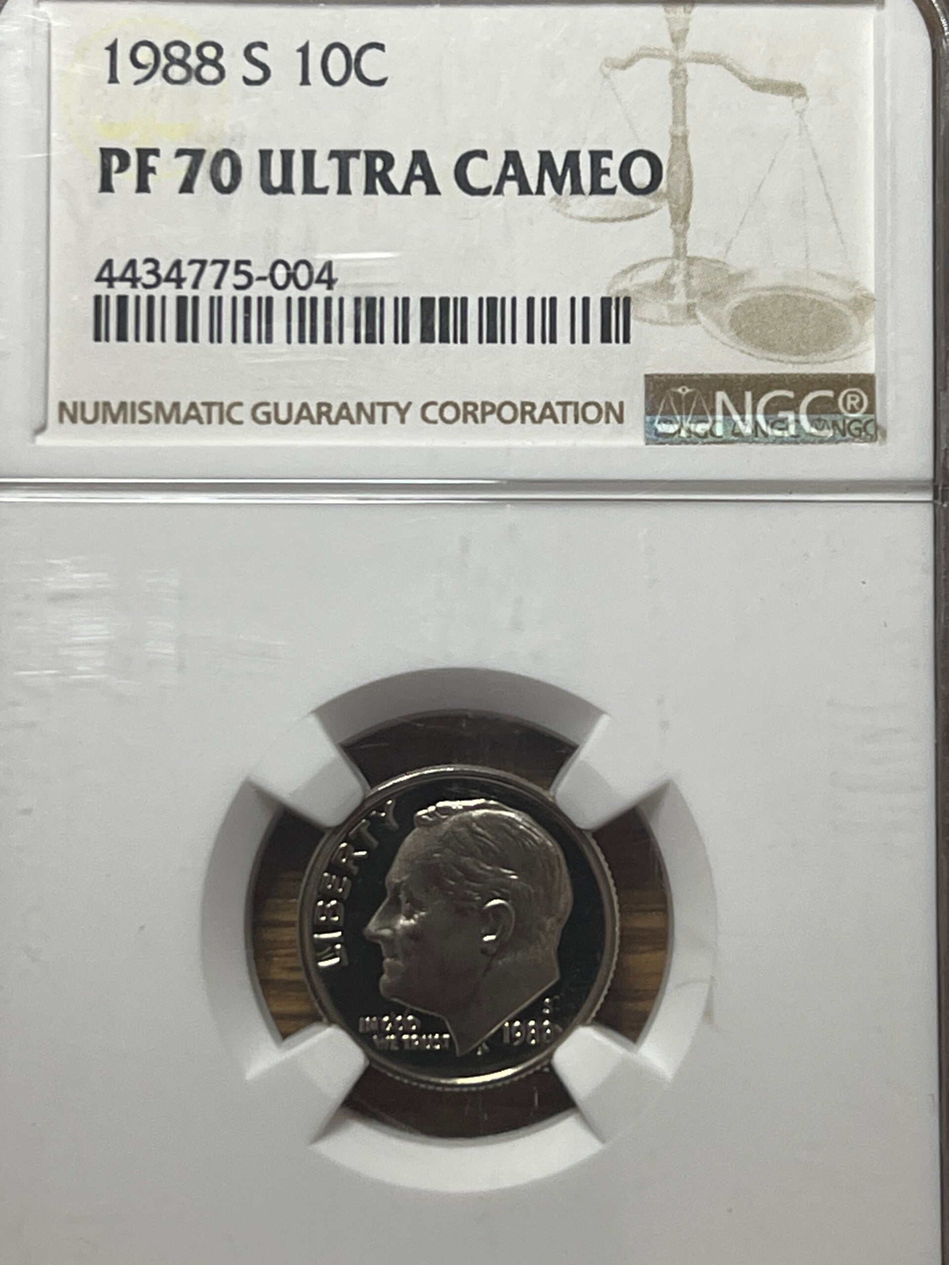 1988-S Roosevelt Dime