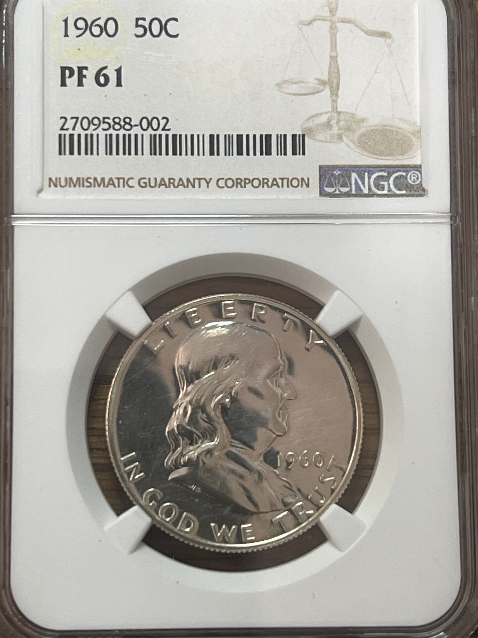 1960 Franklin Half Dollar