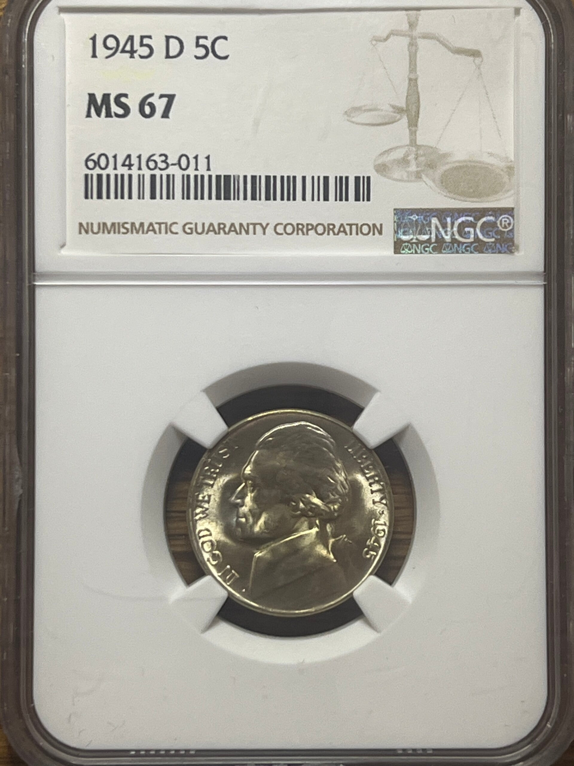 1945-D Jefferson Nickel