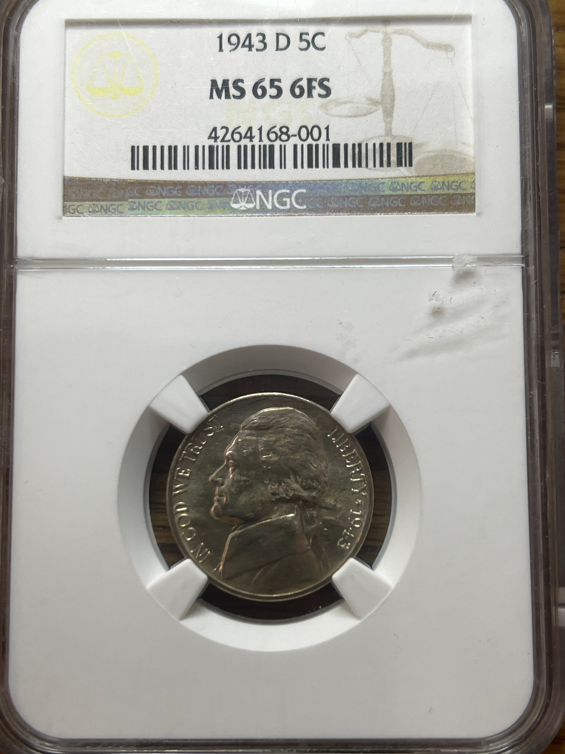 1943-D Jefferson Nickel