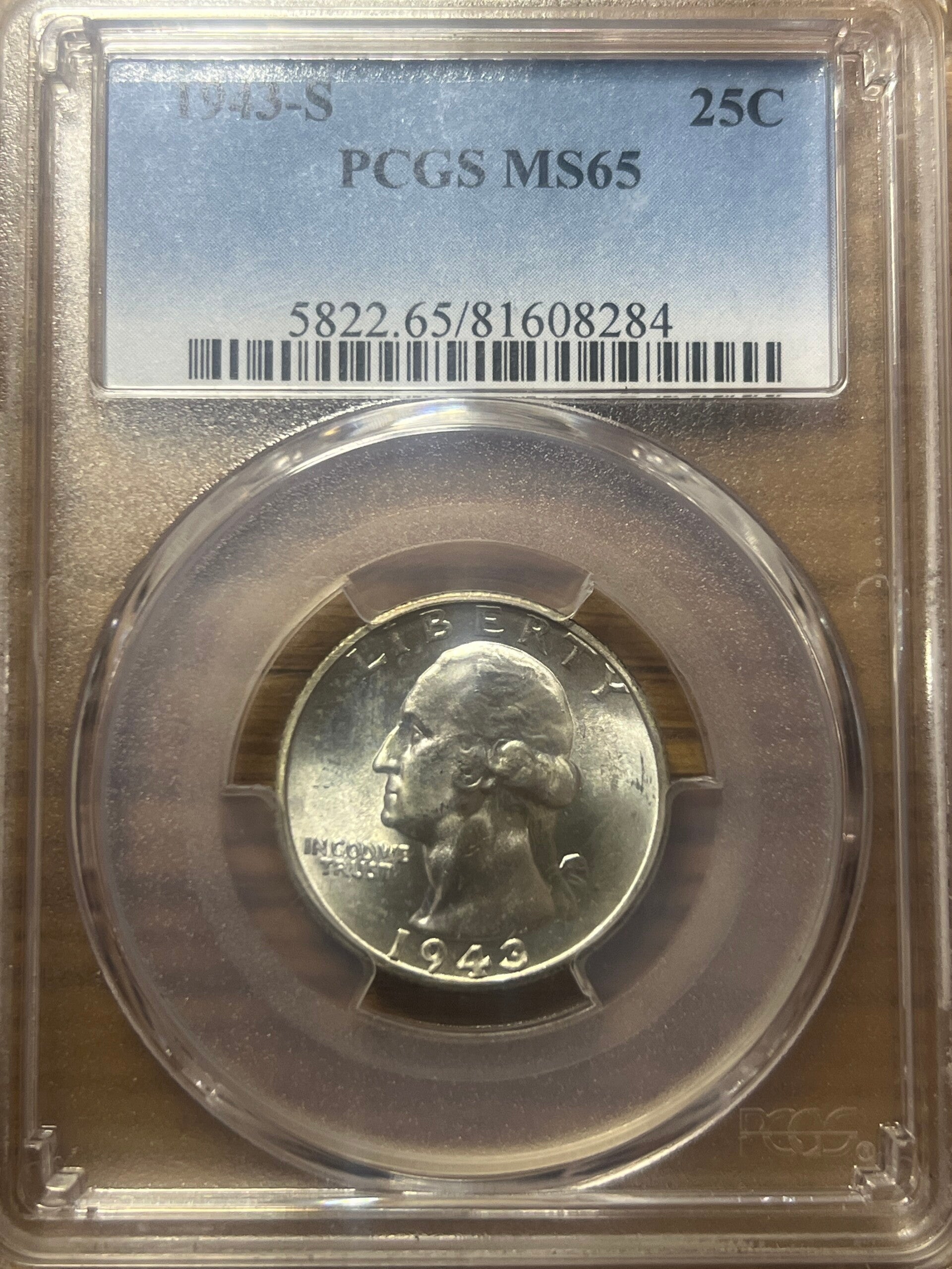 1943-S Washington Quarter