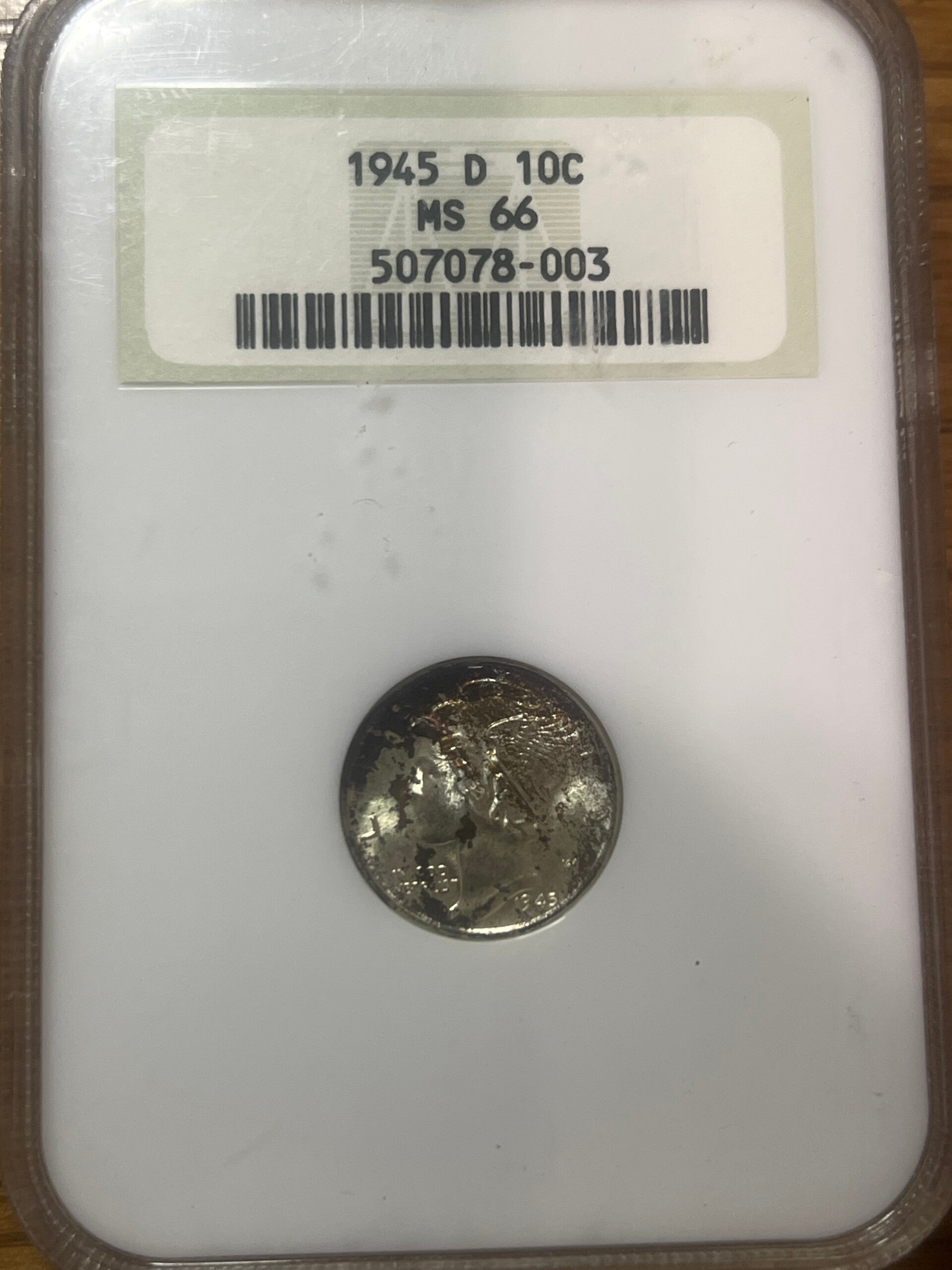 1945-D Mercury Dime