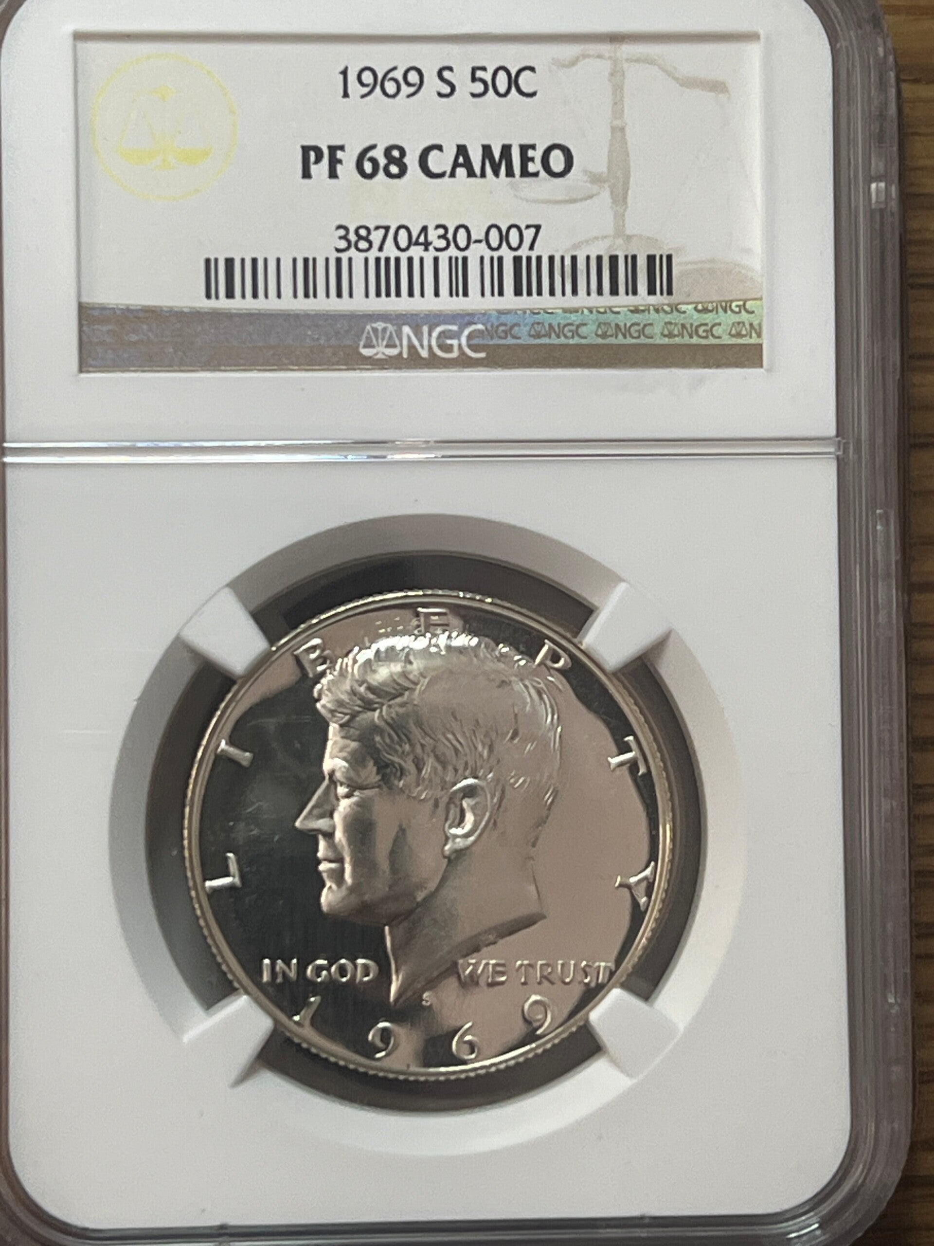 1969-S Kennedy Half Dollar