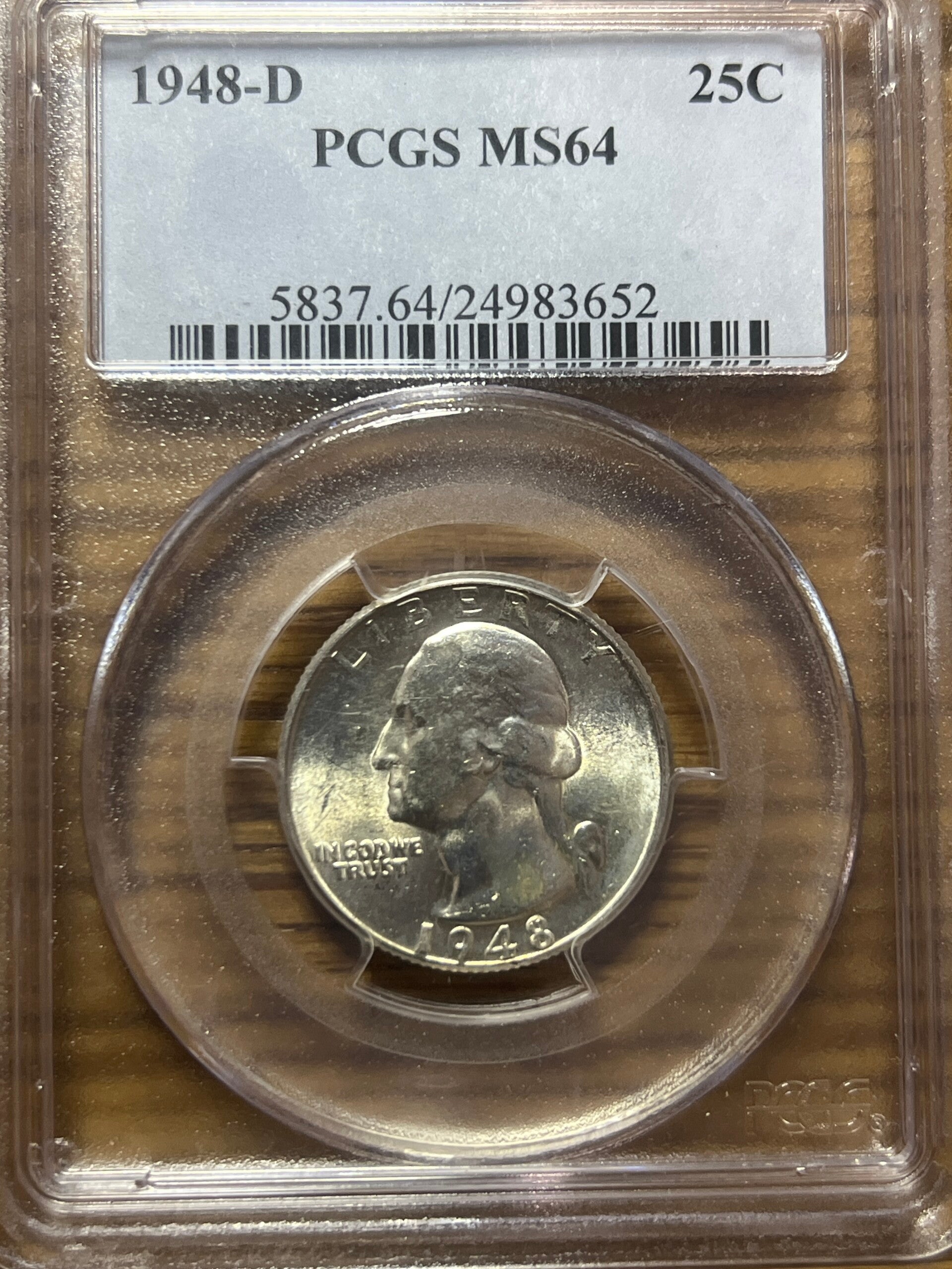 1948-D Washington Quarter