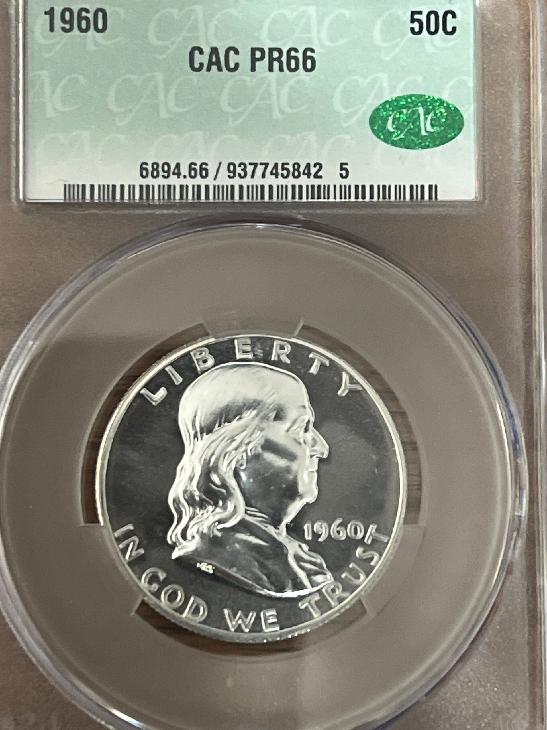 1960 Franklin Half Dollar