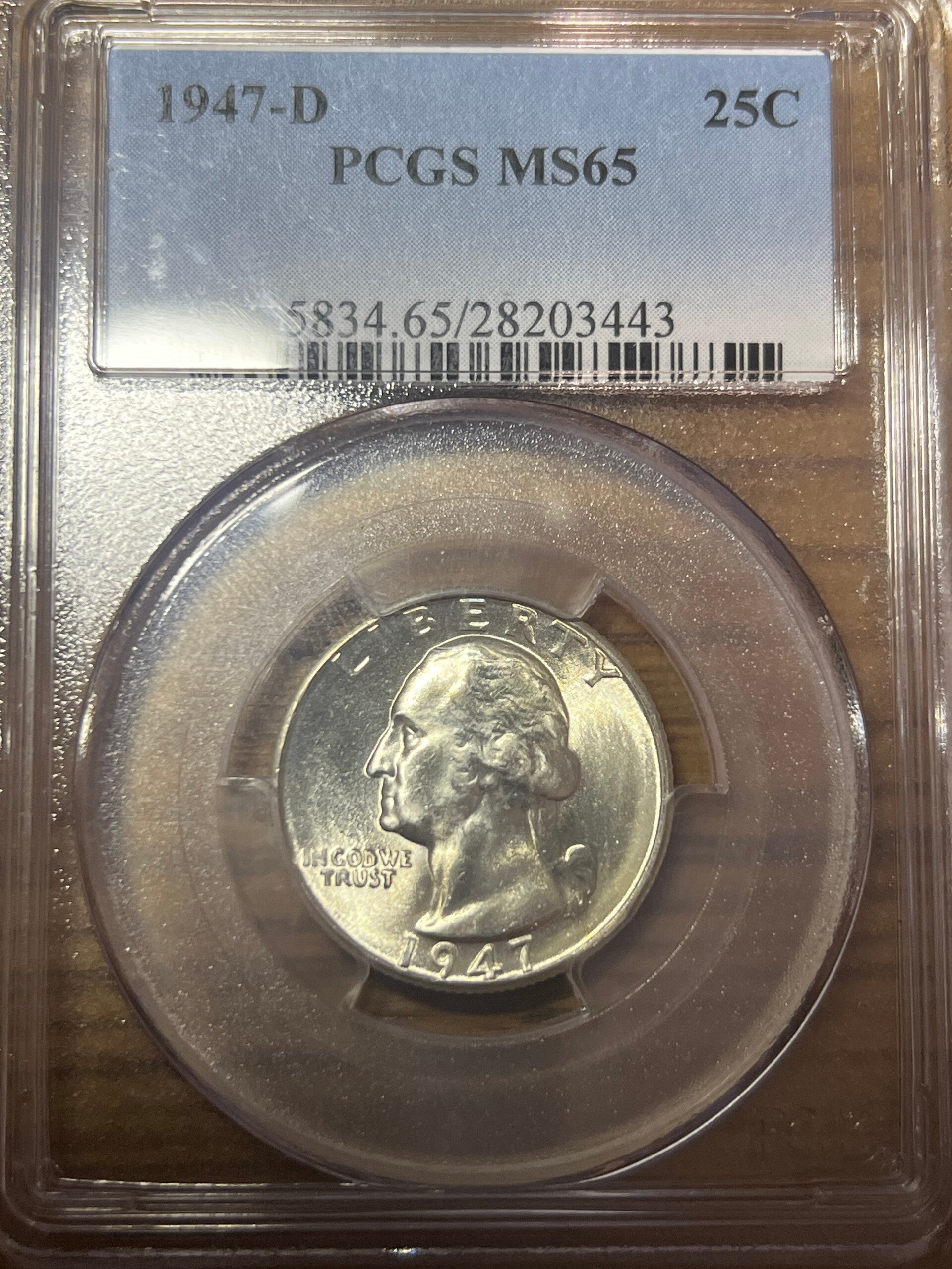 1947-D Washington Quarter