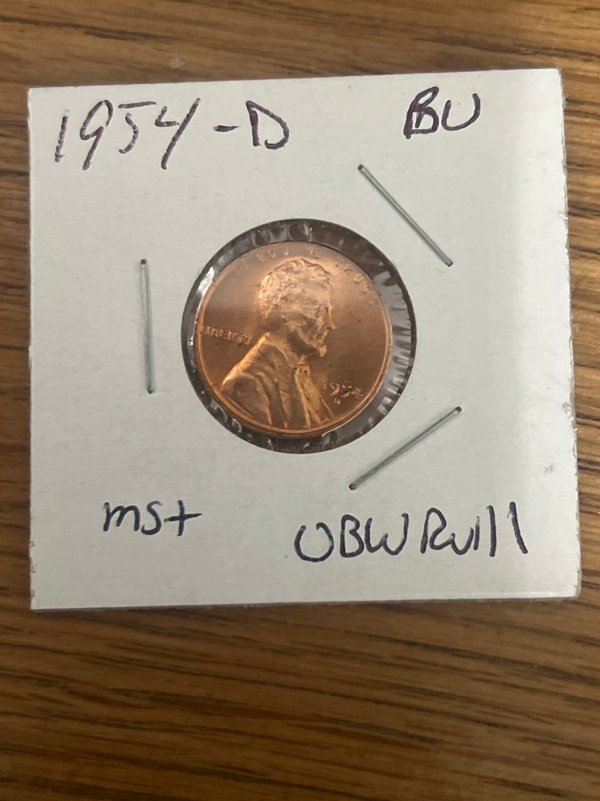 1954-D Lincoln cent