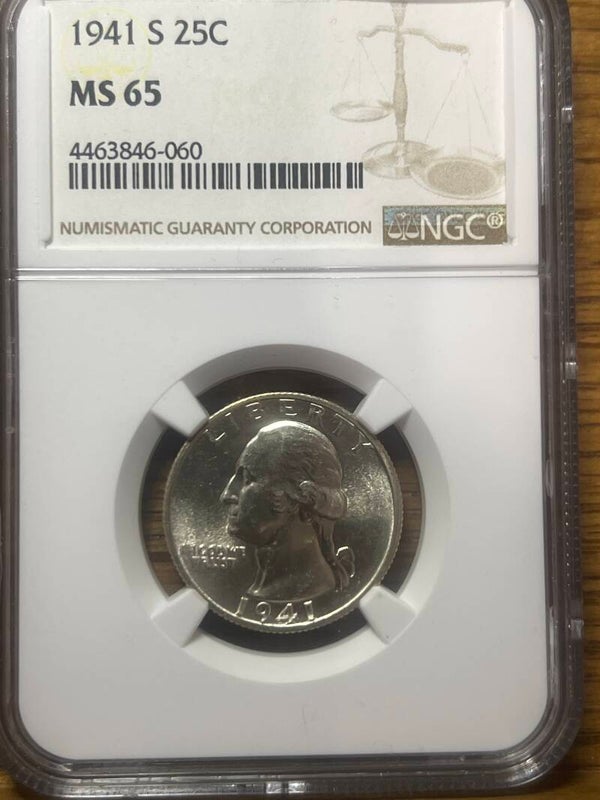 1941-S Washington Quarter