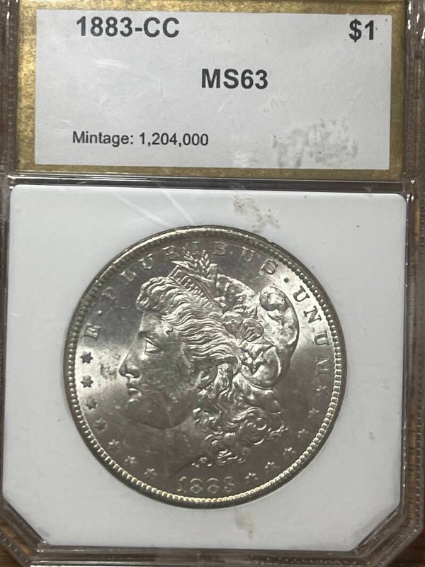 1883-CC Morgan Dollar