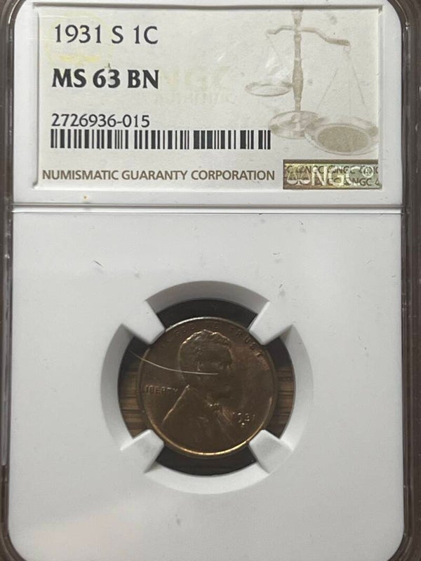 1931-S Lincoln Penny