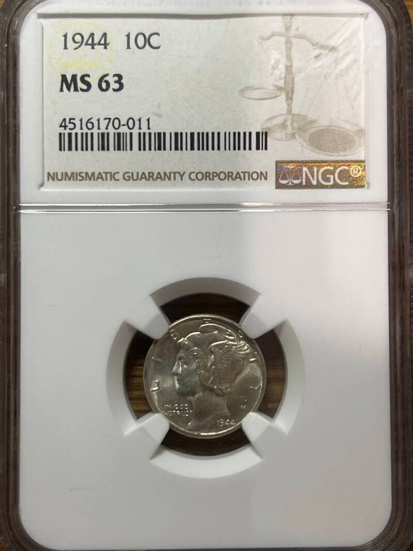 1944 Mercury Dime