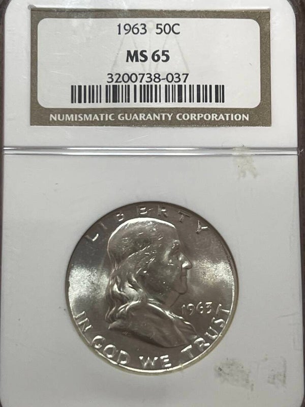 1963 Franklin Half Dollar