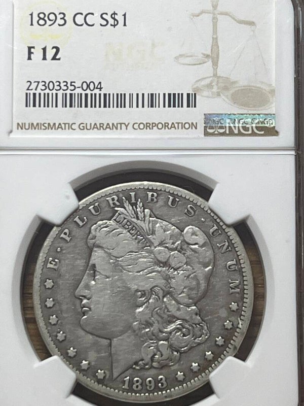 1893-CC Morgan Dollar