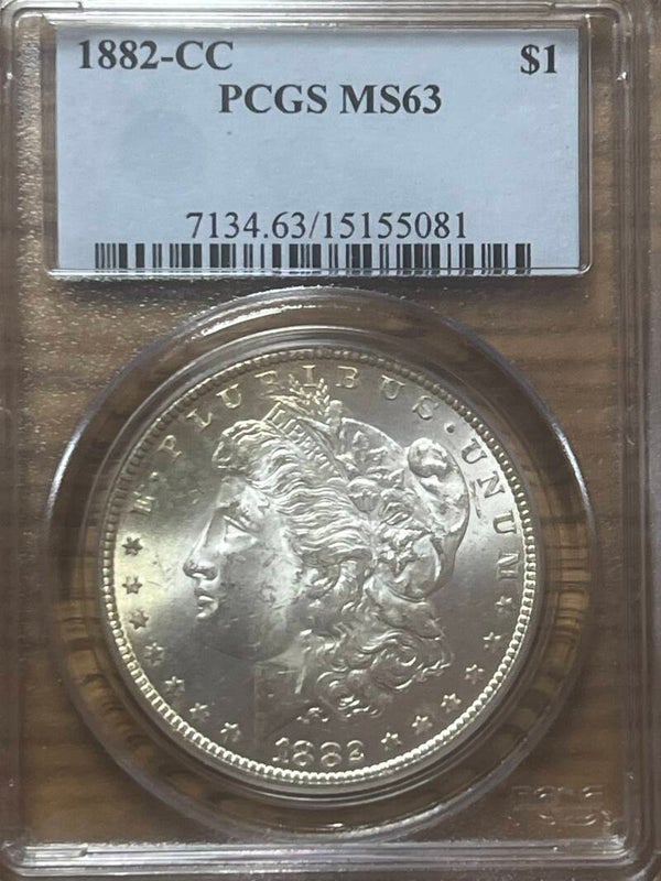 1882-CC Morgan Dollar