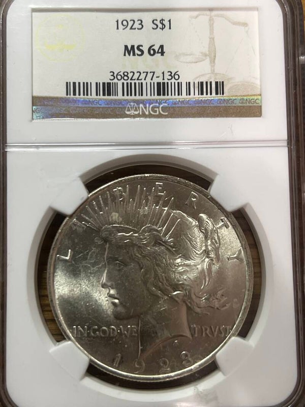 1923 Peace Dollar