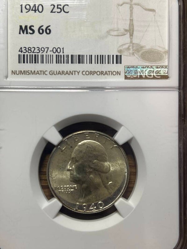 1940 Washington Quarter