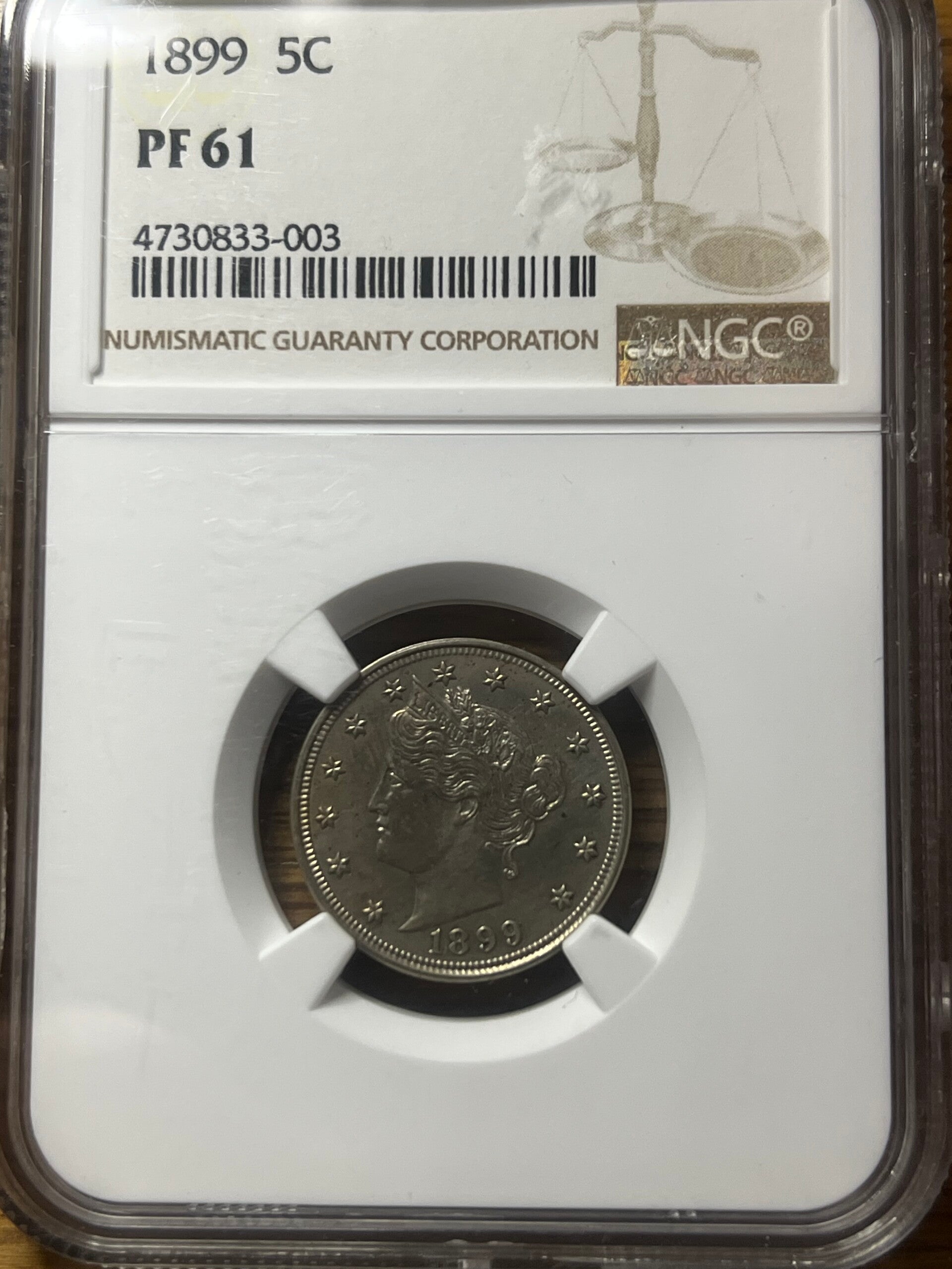1899 V Nickel