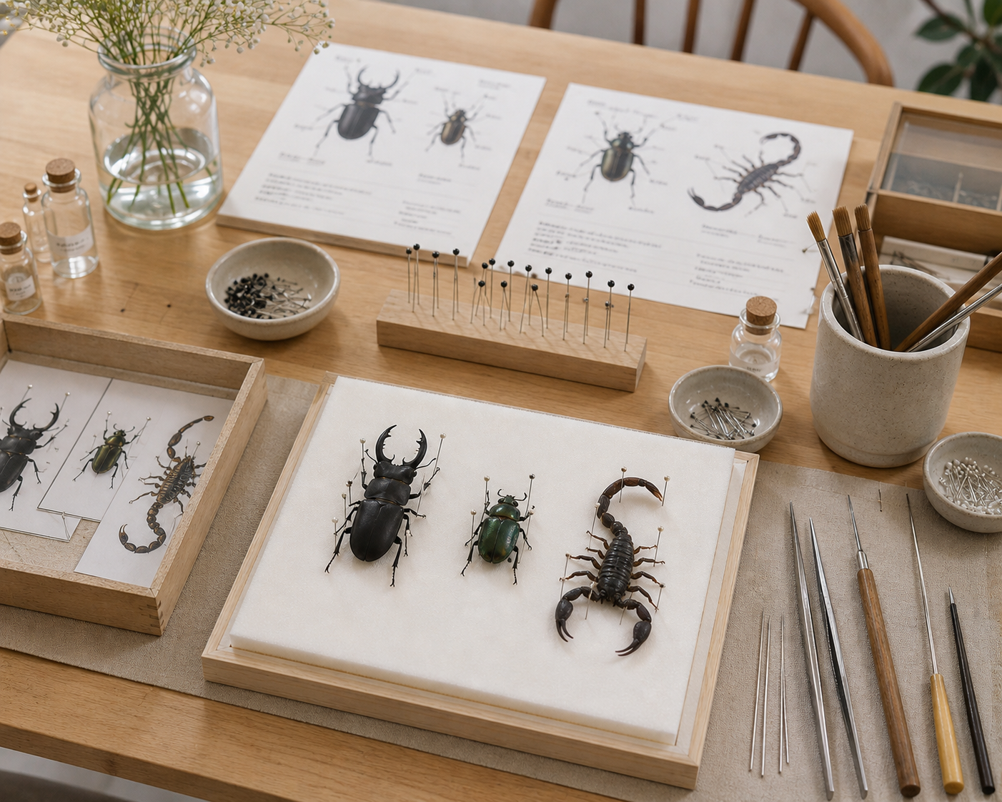 Insecten prepareren