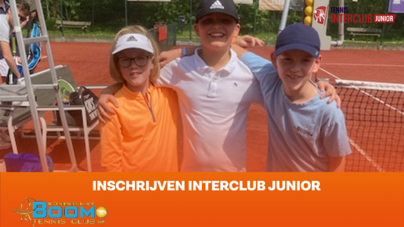 INTERCLUB JUNIOR BOOM TENNIS