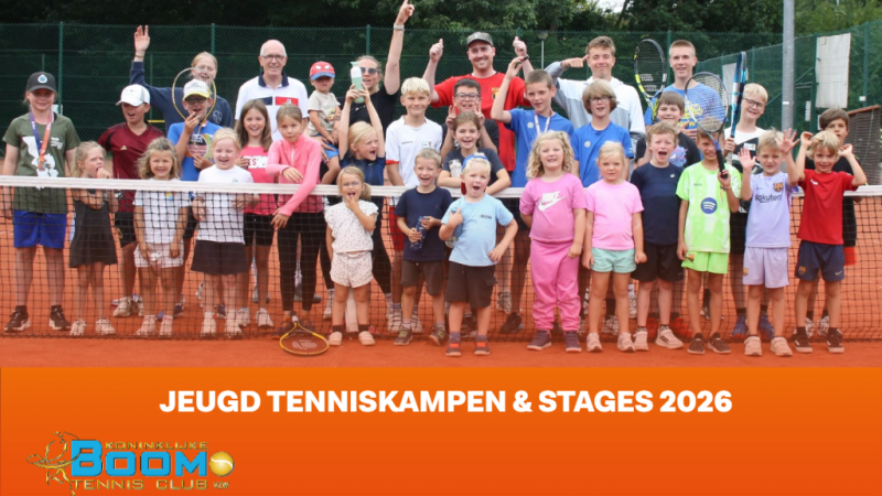 JEUGD TENNISKAMPEN BOOM TENNIS