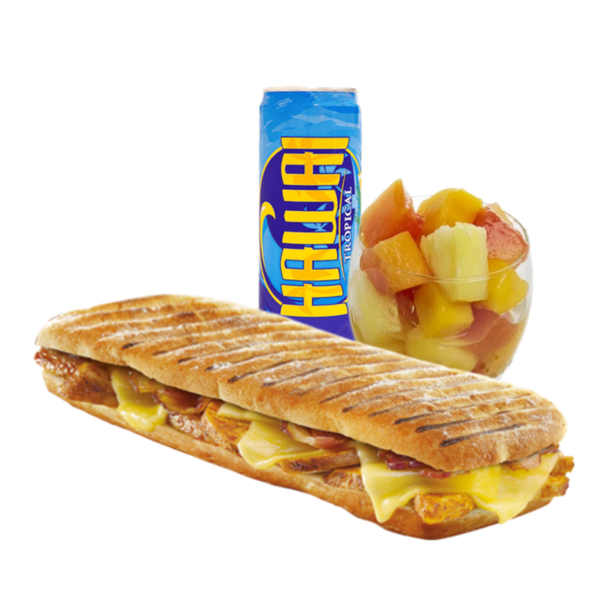 Menu panini poulet ( avec un dessert )