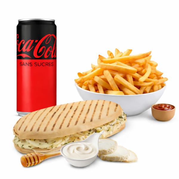 Menu panini chèvre et miel