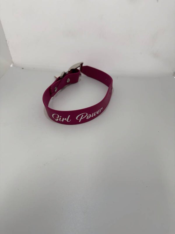 Biothane Halsband  - Rosa Girl Power
