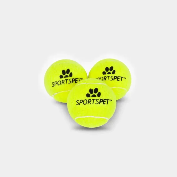 SPORTSPET Tennisball - ohne Quietscher, 65 mm Durchmesser