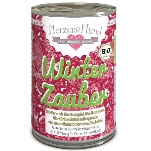 Winterzauber Bio-Gans mit Bio-Bratapfel 400g