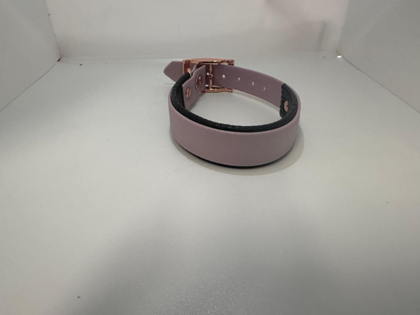 Biothane Halsband mit Schaumstoffunterlegung - Pastell Lila