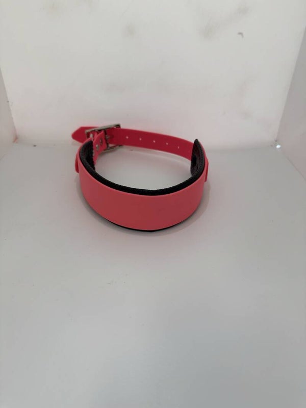 Biothane Halsband mit Schaumstoffunterlegung - Neon Pink