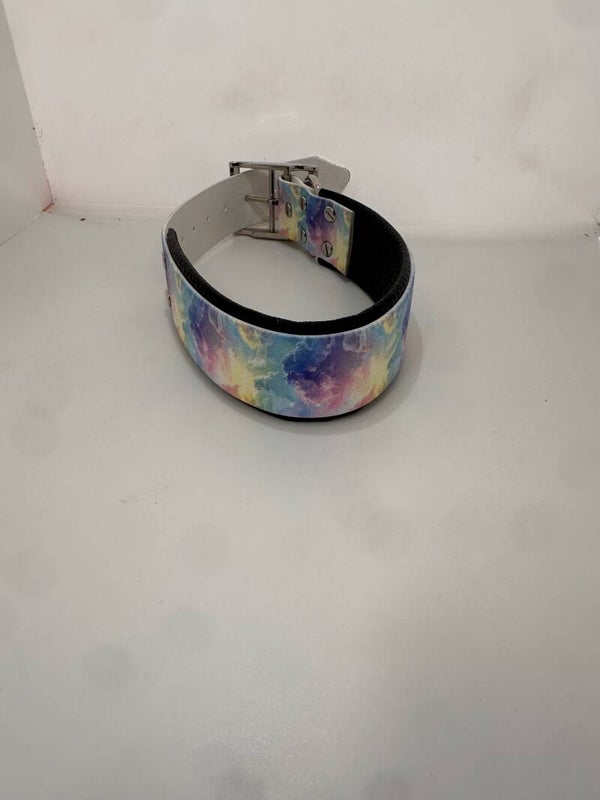 Biothane Halsband mit Schaumstoffunterlegung - Wolken