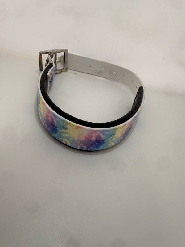 Biothane Halsband mit Schaumstoffunterlegung - Wolke