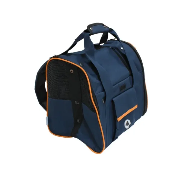 Tragetasche für Haustiere Blau & Orange