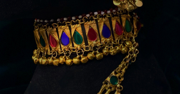 Afghan vintage kuchi necklace