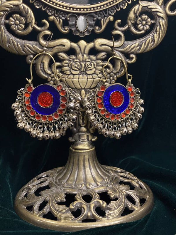 Afghan vintage kuchi earrings