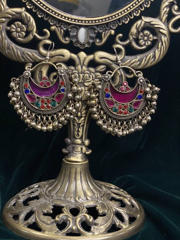 Afghan vintage kuchi earrings