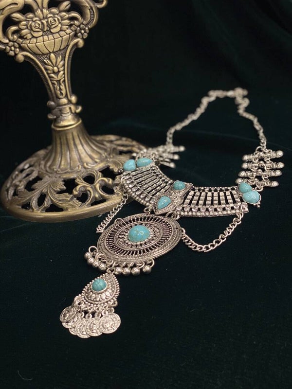 Afghan vintage kuchi necklace