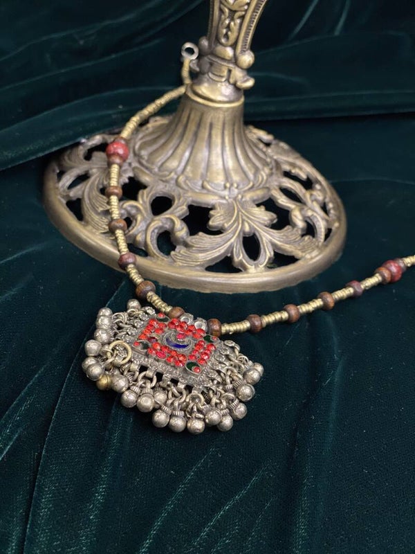 Afghan vintage kuchi necklace