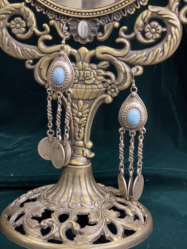 Afghan vintage kuchi earrings
