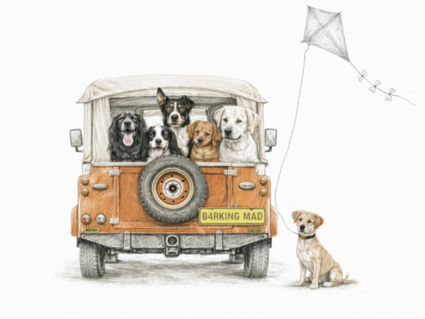 The Farm Lasses Greetings Card.