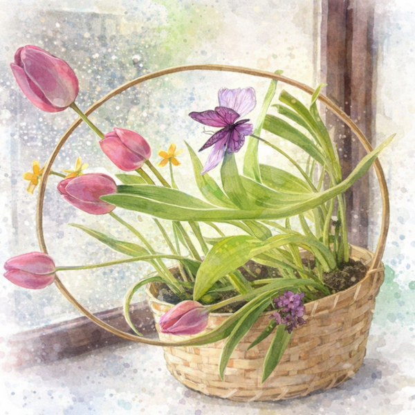 Seasonal flower baskets